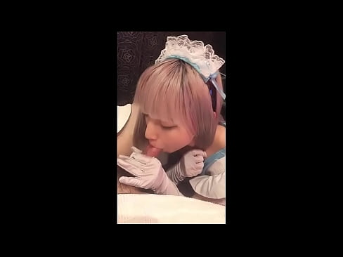 ❤️ Японський ідол [маюка], французький костюм покоївки, частина 1, мінет і дрочка з лосьйоном ❤ Порно у нас ❌️